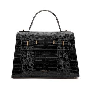 AVA CROCO GOLD 14" - BLACK